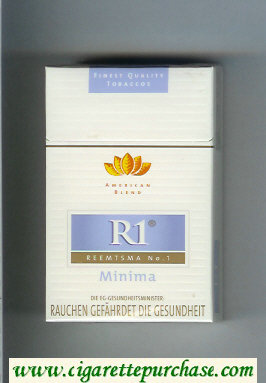 R1 Reemtsma No 1 Minima American Blend 19 cigarettes hard box