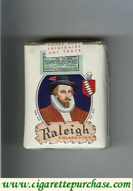 Raleigh cigarettes Plain Ends white soft box