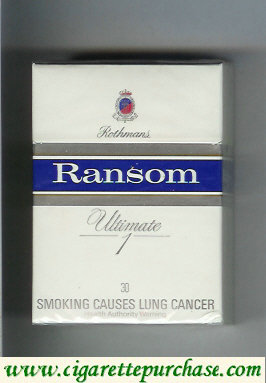Ransom Ultimate 1 Rothmans 30 cigarettes hard box