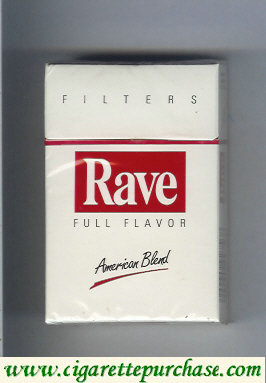 Rave Full Flavor Filters American Blend cigarettes hard box