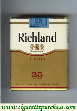 Richland Lights 25 cigarettes soft box
