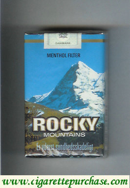 Rocky Mountains Menthol cigarettes soft box