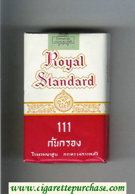 Royal Standard 111 cigarettes soft box