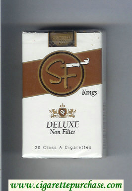 SF Deluxe Non-Filter kings cigarettes soft box