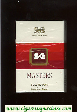 SG Masters Full Flavor American Blend cigarettes hard box