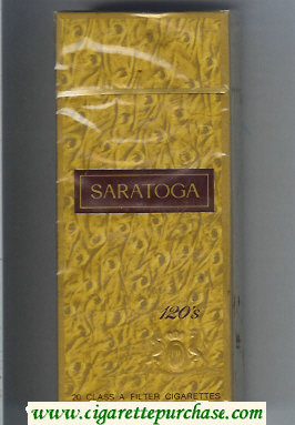 Saratoga 120s cigarettes hard box