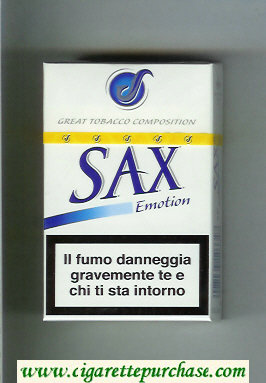Sax Emotion cigarettes hard box
