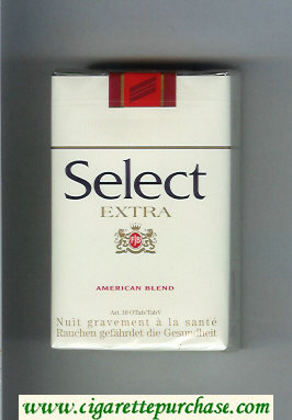 Select Extra American Blend cigarettes soft box