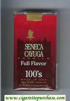 Seneca Cayuga Premium Full Flavor 100s cigarettes soft box
