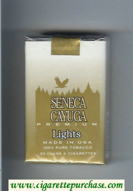 Seneca Cayuga Premium Lights cigarettes soft box