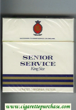 Senior Service King Size 30 cigarettes hard box