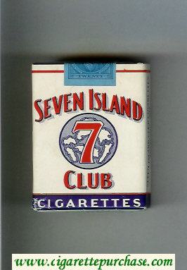 Seven Island Club 7 cigarettes soft box
