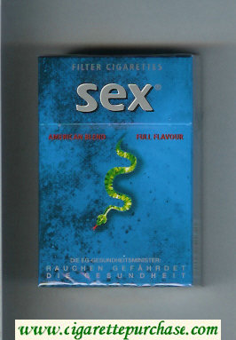 Sex American Blend Full Flavour cigarettes hard box