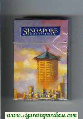Singapore Collector Series Special Mild cigarettes hard box