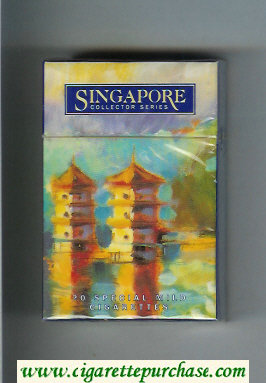Singapore Collector Series Special Mild hard box cigarettes