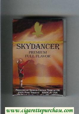 Skydancer Premium Full Flavor cigarettes hard box