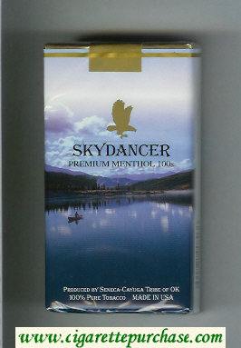 Skydancer Premium Menthol 100s cigarettes soft box