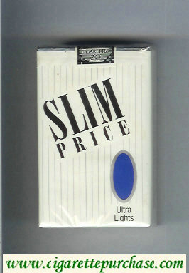 Slim Price Ultra Lights cigarettes soft box