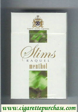 Slims Raquel Menthol 100s cigarettes hard box