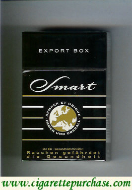 Smart Export cigarettes black hard box