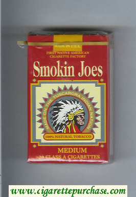 Smokin Joes Medium cigarettes soft box