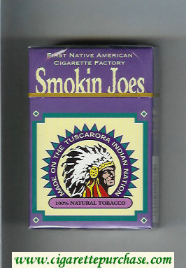Smokin Joes cigarettes hard box