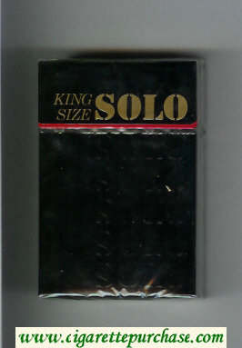 Solo cigarettes black hard box