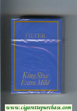 Spar Extra Mild cigarettes hard box