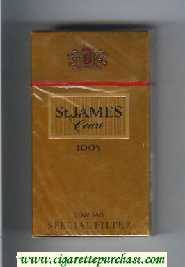 St.James Court 100s cigarettes hard box