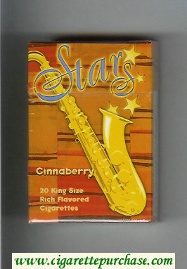 Stars Cinnaberry Cigarettes hard box