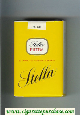 Stella Filtra cigarettes soft box