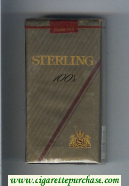 Sterling 100s cigarettes soft box