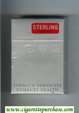 Sterling cigarettes hard box