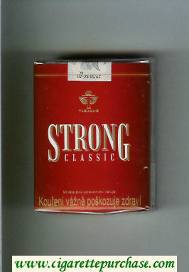 Strong Classic cigarettes red soft box