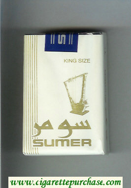 Sumer Cigarettes white soft box