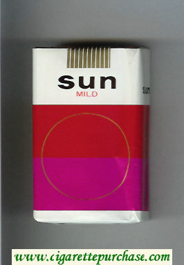 Sun Mild Cigarettes soft box