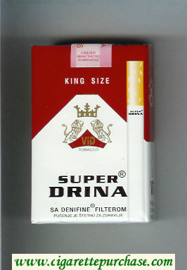 Super Drina Cigarettes soft box