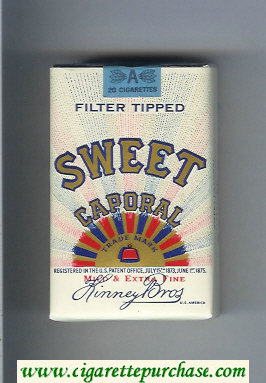 Sweet Caporal Cigarettes soft box