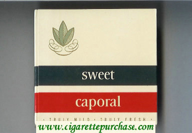 Sweet Caporal wide flat hard box Cigarettes