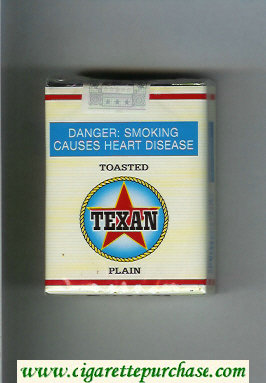 Texan Toasted Plain cigarettes soft box