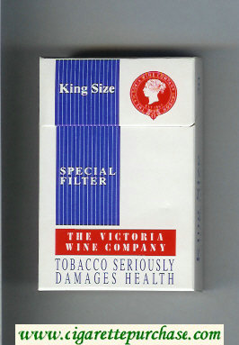 The Victoria Wine Company Special Filter cigarettes hard box