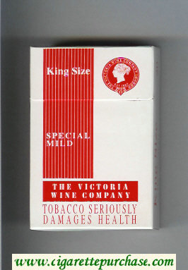 The Victoria Wine Company Special Mild cigarettes hard box
