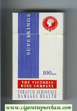 The Victoria Wine Company 100mm cigarettes hard box