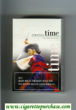 Time Timeless hard box The Moment of Play cigarettes