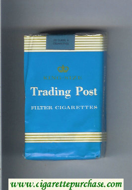 Trading Post 'collection series' Filter Cigarettes soft box