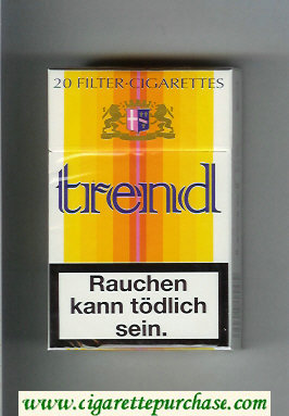 Trend cigarettes hard box