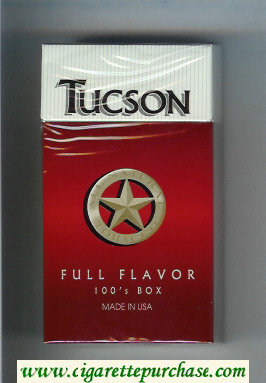 Tucson Full Flavor 100s Box cigarettes hard box