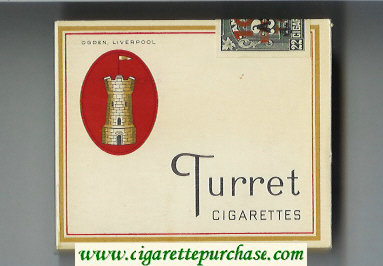 Turret 22 cigarettes wide flat hard box