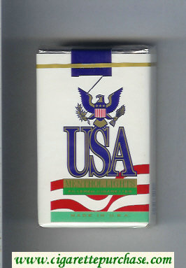 USA Menthol Lights Filters Cigarettes soft box