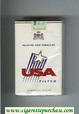 USA Filter American Blend cigarettes soft box
